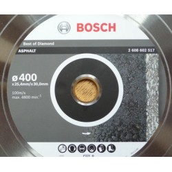 Tarcza diamentowa Bosch 400mm BEST asfalt 25,4/30